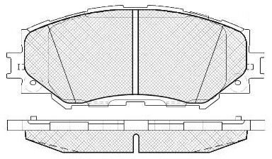 FP1210 FIT Комплект тормозных колодок, дисковый тормоз