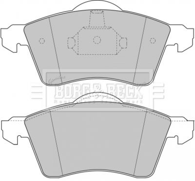 BBP1384 BORG & BECK Комплект тормозных колодок, дисковый тормоз