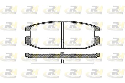 221700 ROADHOUSE Комплект тормозных колодок, дисковый тормоз