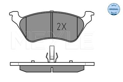 0252403616W MEYLE Комплект тормозных колодок, дисковый тормоз