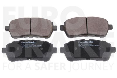 5502222589 EUROBRAKE Комплект тормозных колодок, дисковый тормоз