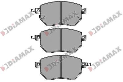 N09847 DIAMAX Комплект тормозных колодок, дисковый тормоз