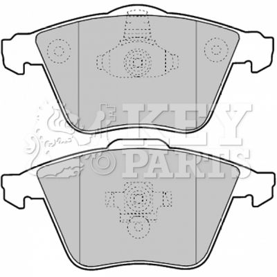 KBP1903 KEY PARTS Комплект тормозных колодок, дисковый тормоз