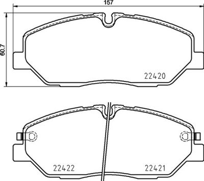 P30090 BREMBO Комплект тормозных колодок, дисковый тормоз