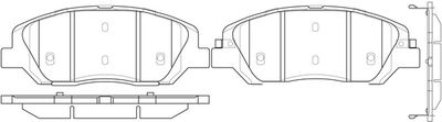 FP1202 FIT Комплект тормозных колодок, дисковый тормоз