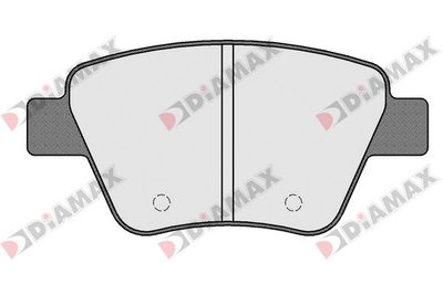 N09222 DIAMAX Комплект тормозных колодок, дисковый тормоз