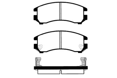 RA05220 RAICAM Комплект тормозных колодок, дисковый тормоз