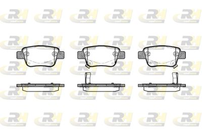 2104702 ROADHOUSE Комплект тормозных колодок, дисковый тормоз