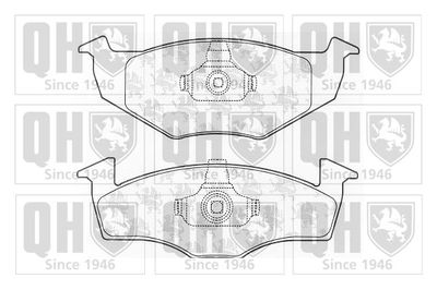 BP1056 QUINTON HAZELL Комплект тормозных колодок, дисковый тормоз