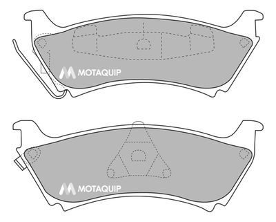 LVXL1075 MOTAQUIP Комплект тормозных колодок, дисковый тормоз