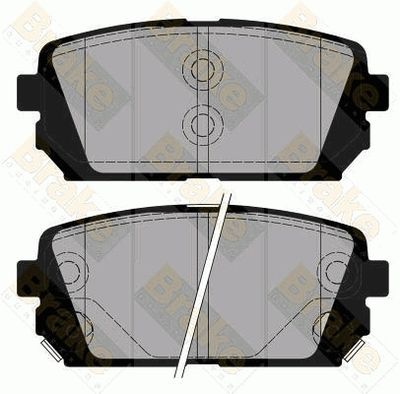 PA1874 Brake ENGINEERING Комплект тормозных колодок, дисковый тормоз