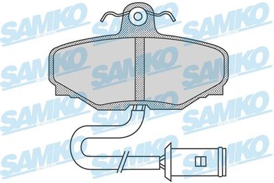 5SP741 SAMKO Комплект тормозных колодок, дисковый тормоз