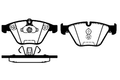 RA07893 RAICAM Комплект тормозных колодок, дисковый тормоз