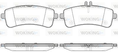 P1494300 WOKING Комплект тормозных колодок, дисковый тормоз