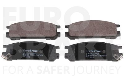 5502224408 EUROBRAKE Комплект тормозных колодок, дисковый тормоз