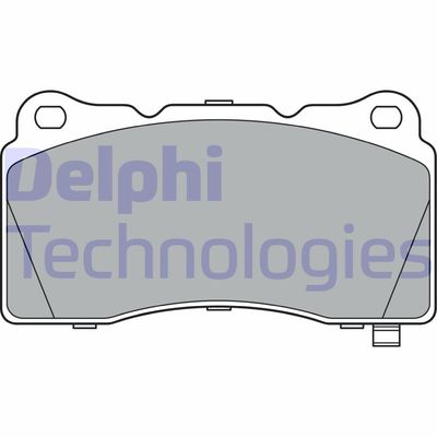 LP3362 DELPHI Комплект тормозных колодок, дисковый тормоз