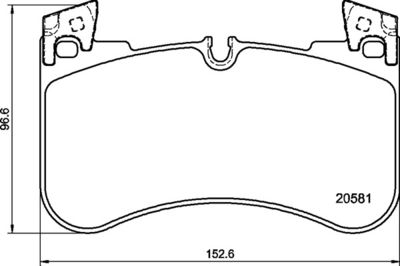 P44029 BREMBO Комплект тормозных колодок, дисковый тормоз