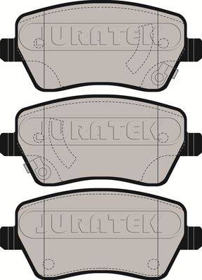 JCP8056 JURATEK Комплект тормозных колодок, дисковый тормоз