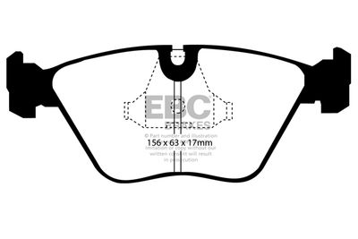 DP6892 EBC Brakes Комплект тормозных колодок, дисковый тормоз