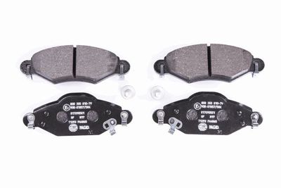 8DB355010791 HELLA Комплект тормозных колодок, дисковый тормоз