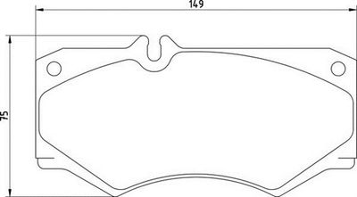 363710200311 MAGNETI MARELLI Комплект тормозных колодок, дисковый тормоз