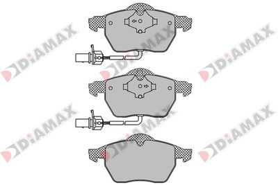 N09120 DIAMAX Комплект тормозных колодок, дисковый тормоз