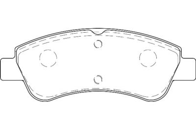 2135166 Omnicraft Комплект тормозных колодок, дисковый тормоз