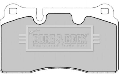 BBP2175 BORG & BECK Комплект тормозных колодок, дисковый тормоз