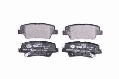 8DB355014571 HELLA Комплект тормозных колодок, дисковый тормоз