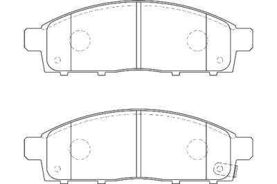 2135172 Omnicraft Комплект тормозных колодок, дисковый тормоз