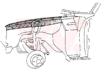  3003320 VAN WEZEL Крыло