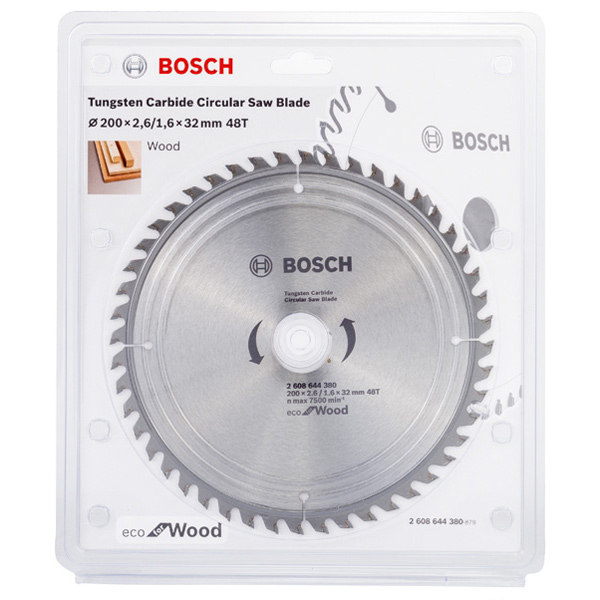  ДИСК ПИЛЬНЫЙ 200Х32 ММ 48 ЗУБ.ПО ДЕРЕВУ ECO WOOD BOSCH