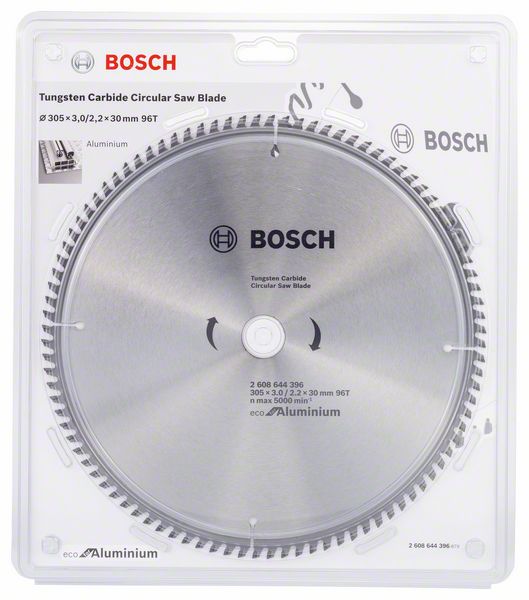  ДИСК ПИЛЬНЫЙ 305Х30 ММ 96 ЗУБ.УНИВЕРСАЛЬНЫЙ ECO ALUMINIUM BOSCH