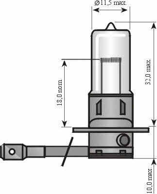  Лампа галогенная H3 12V 35W 53027 Spahn gluhlampen 53027