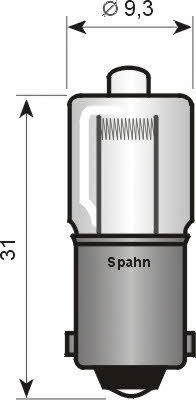  Лампа накаливания 783103 Spahn gluhlampen 783103