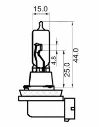  Лампа галогенная H9 12V 65W 202983 SCT 202983