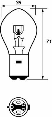  Лампа галогенная S2 12V 4540W VBU396 Motorquip VBU396