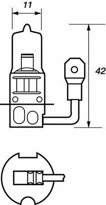  Лампа галогенная H3 12V 55W VBU453X Motorquip VBU453X