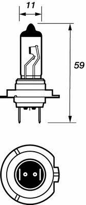  Лампа галогенная H7 12V 55W VBU499 Motorquip VBU499