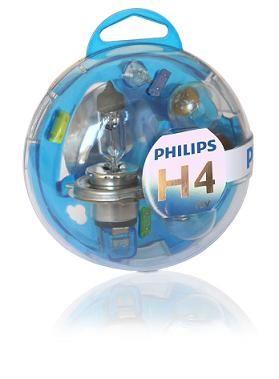  Набор запасных ламп Philips Essential Box H4 12V 55718EBKM Philips 55718EBKM