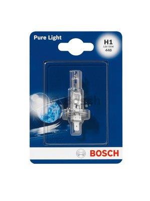  Лампа галогенная Bosch Pure Light H1 12V 55W 1987301005 Bosch 1 987 301 005