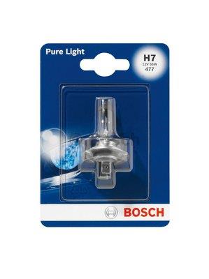  Лампа галогенная Bosch Pure Light H7 12V 55W 1987301012 Bosch 1 987 301 012