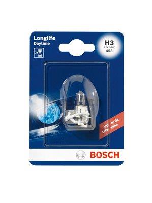  Лампа галогенная Bosch Longlife Daytime H3 12V 55W 1987301053 Bosch 1 987 301 053