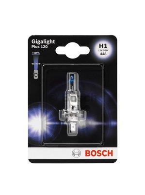  Лампа галогенная Bosch Gigalight Plus 120 H1 12V 55W 1987301108 Bosch 1 987 301 108