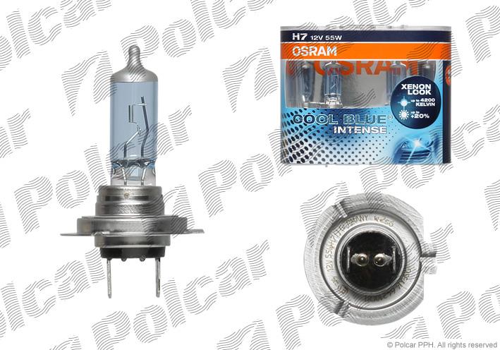  Лампа галогенная Polcar H7 12V 55W 99ZB194A Polcar 99ZB194A