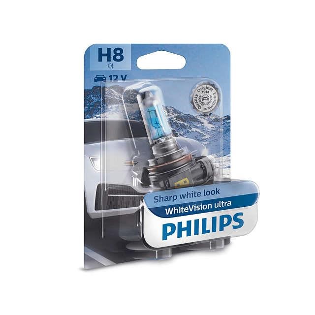  Лампа галогенная Philips WhiteVision Ultra H8 12V 35W 12360WVUB1 Philips 12360WVUB1