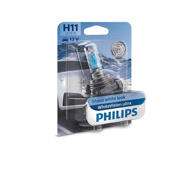  Лампа галогенная Philips WhiteVision Ultra H11 12V 55W 12362WVUB1 Philips 12362WVUB1