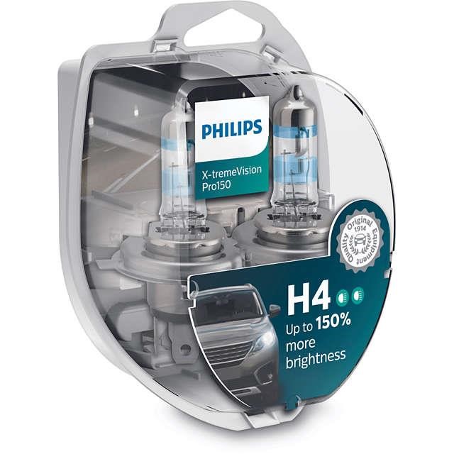  Лампа галогенная Philips X-tremeVision +150% H4 12V 6055W 2 шт.12342XVPS2 Philips 12342XVPS2