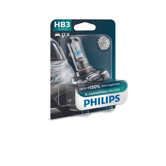  Лампа галогенная Philips X-tremeVision +150% HB3 12V 60W 9005XVPB1 Philips 9005XVPB1