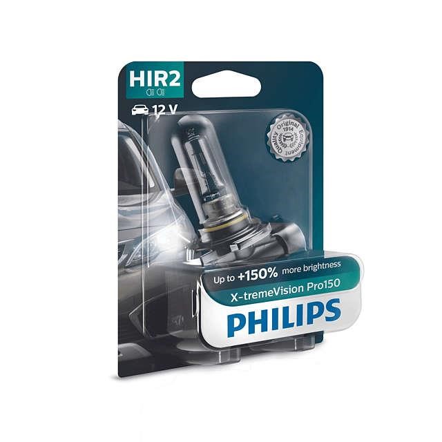  Лампа галогенная Philips X-tremeVision +150% HIR2 12V 55W 9012XVPB1 Philips 9012XVPB1